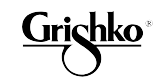 A black and white image of the grishko logo.